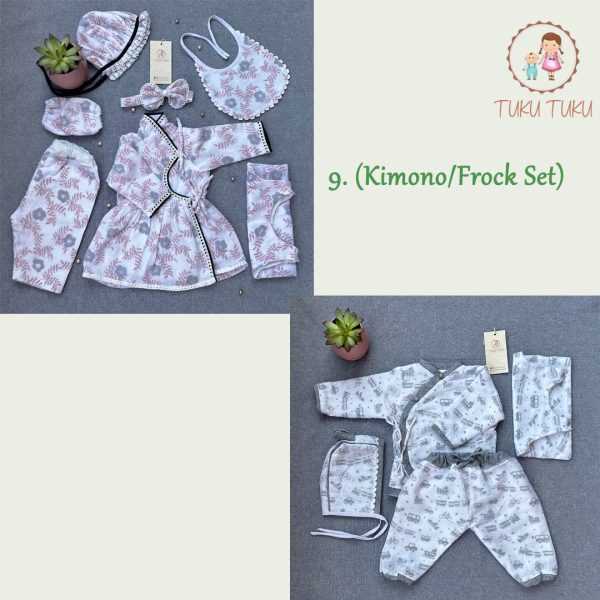 9. kimono or frock set