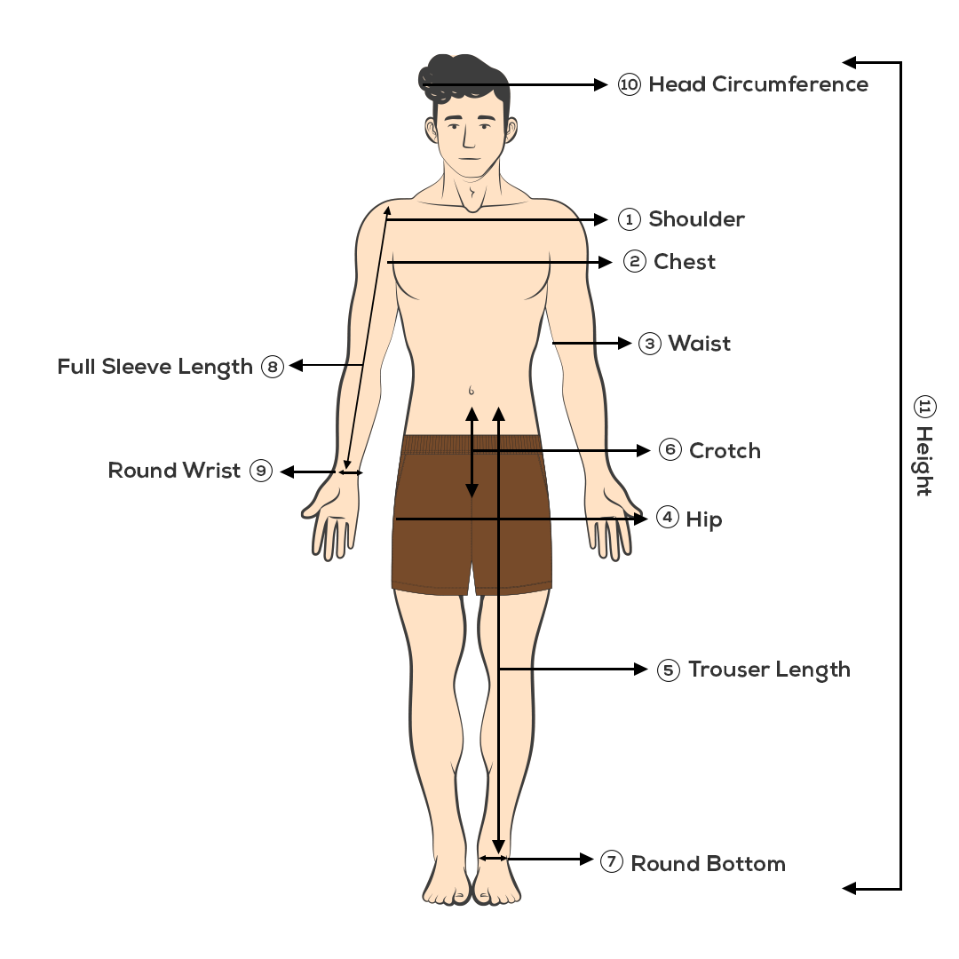 men size guide