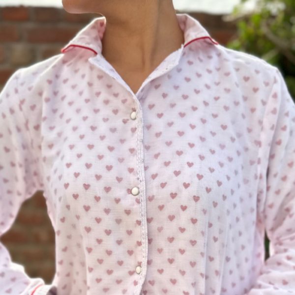 Soft Pajama Set- Heart - Image 2